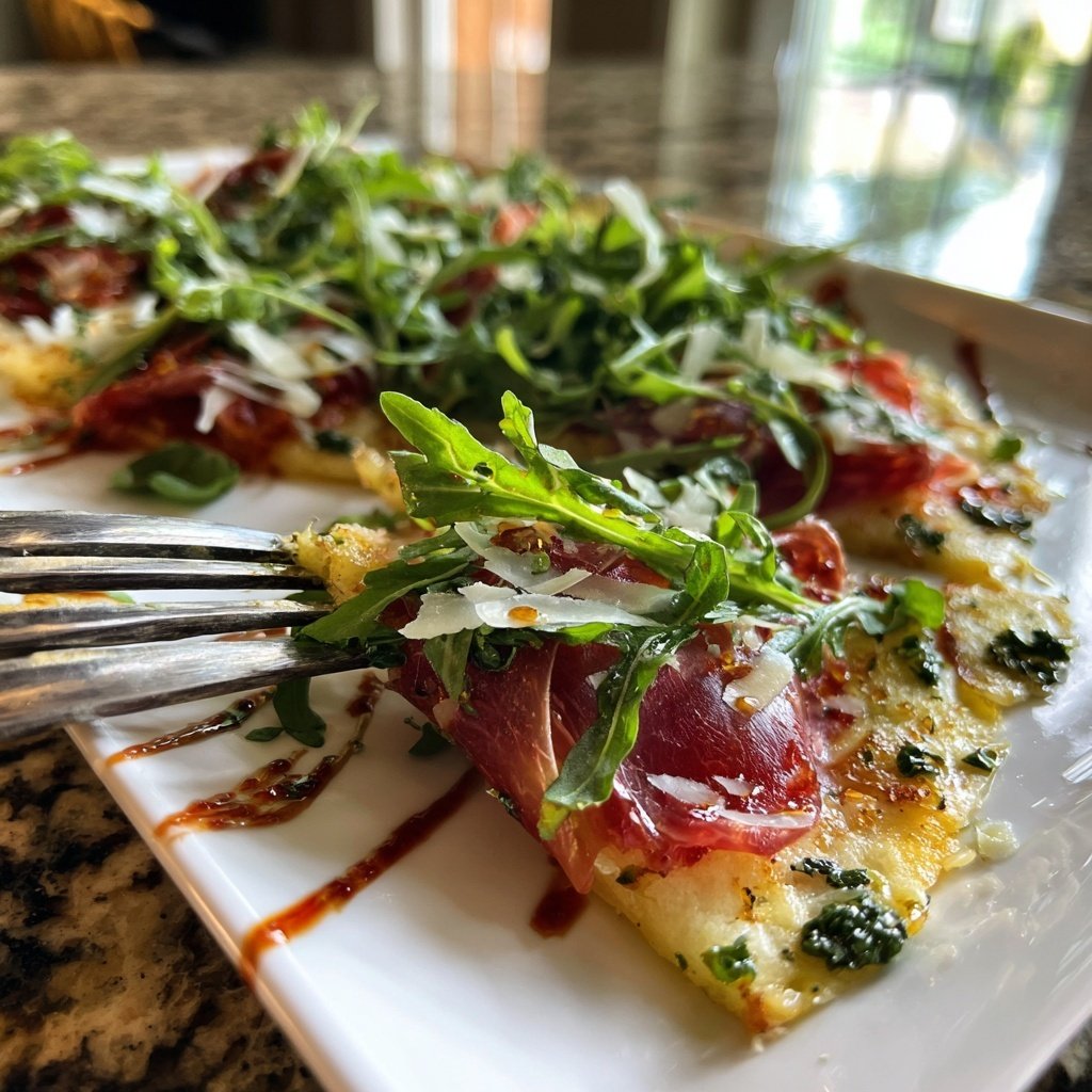 Carpaccio mit Himbeerdressing