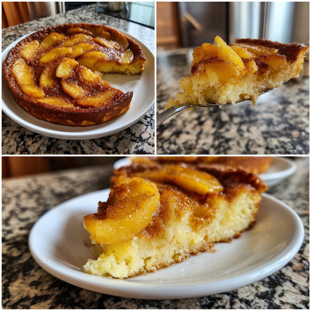 Pfannkuchen mit Apfelringen