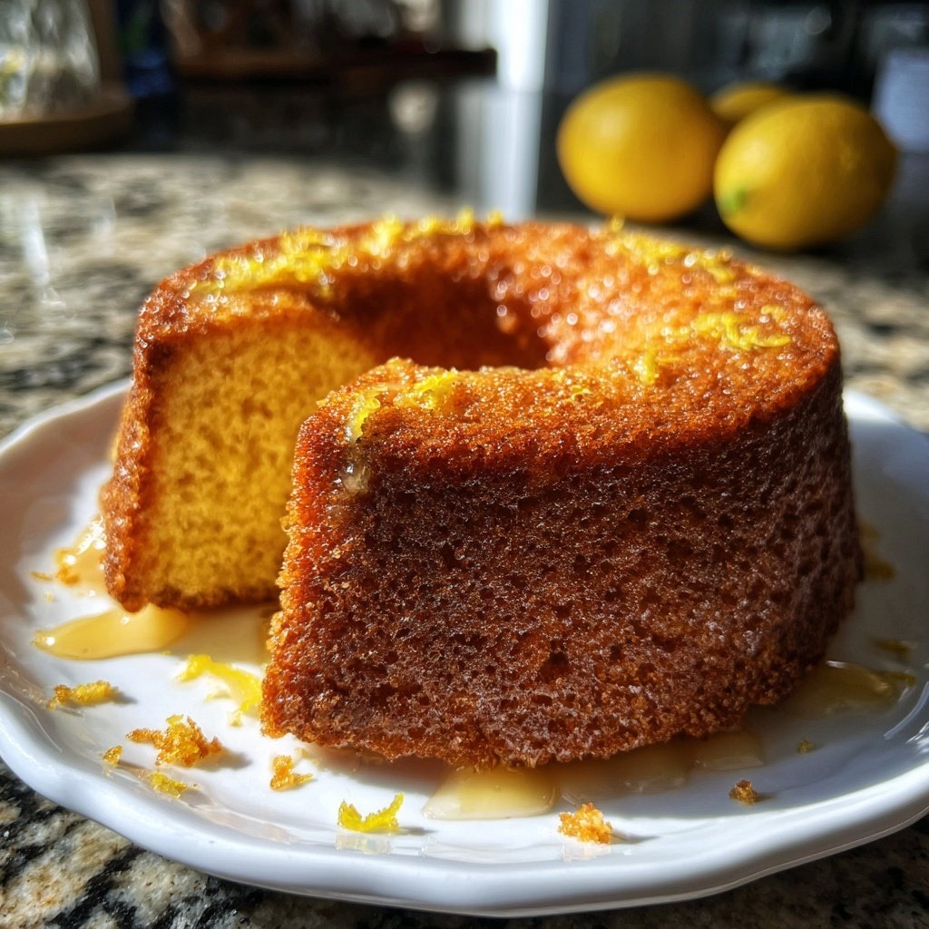Zitronenkuchen mit Mandelmehl