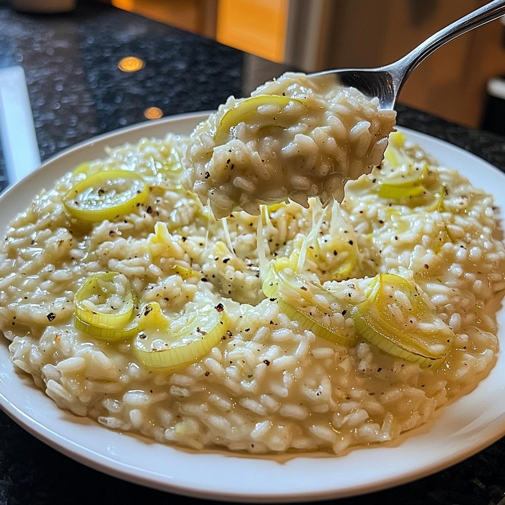 Risotto mit Lauch