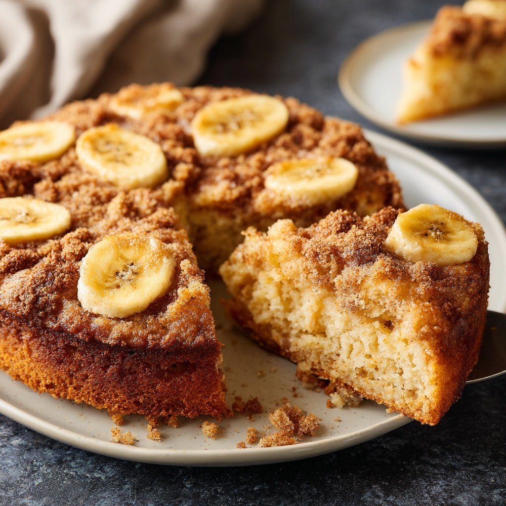 Bananenkuchen mit Zimtstreuseln