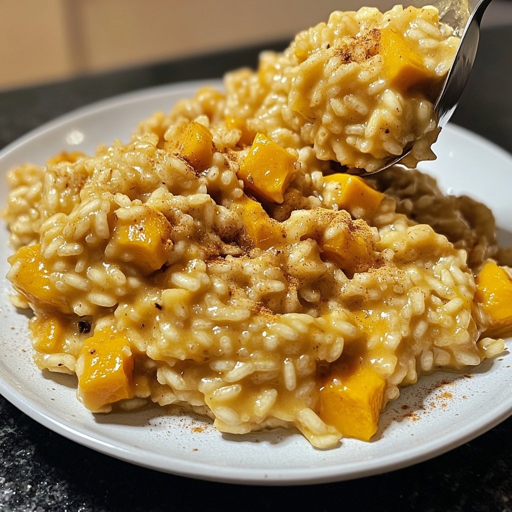 Risotto mit Kürbis und Muskat