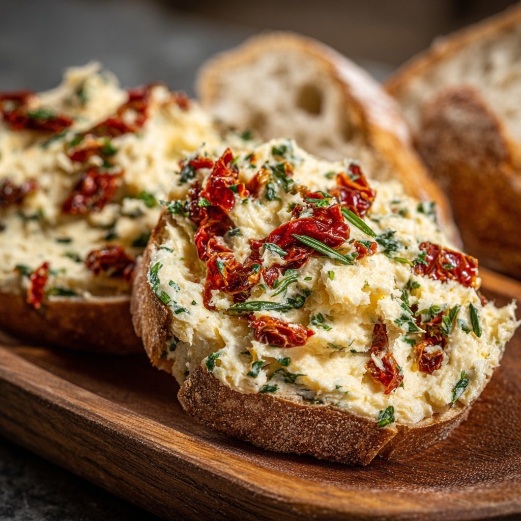 Kräuterbutter Mit Getrockneten Tomaten