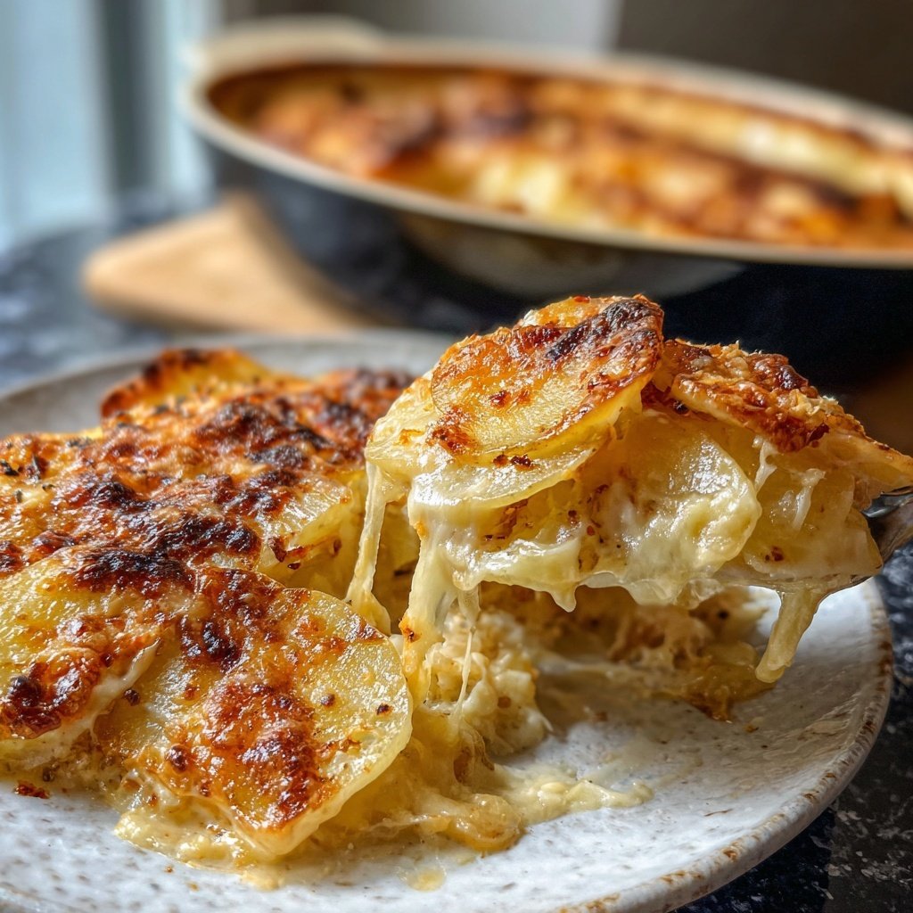 Kartoffelgratin mit Sahne