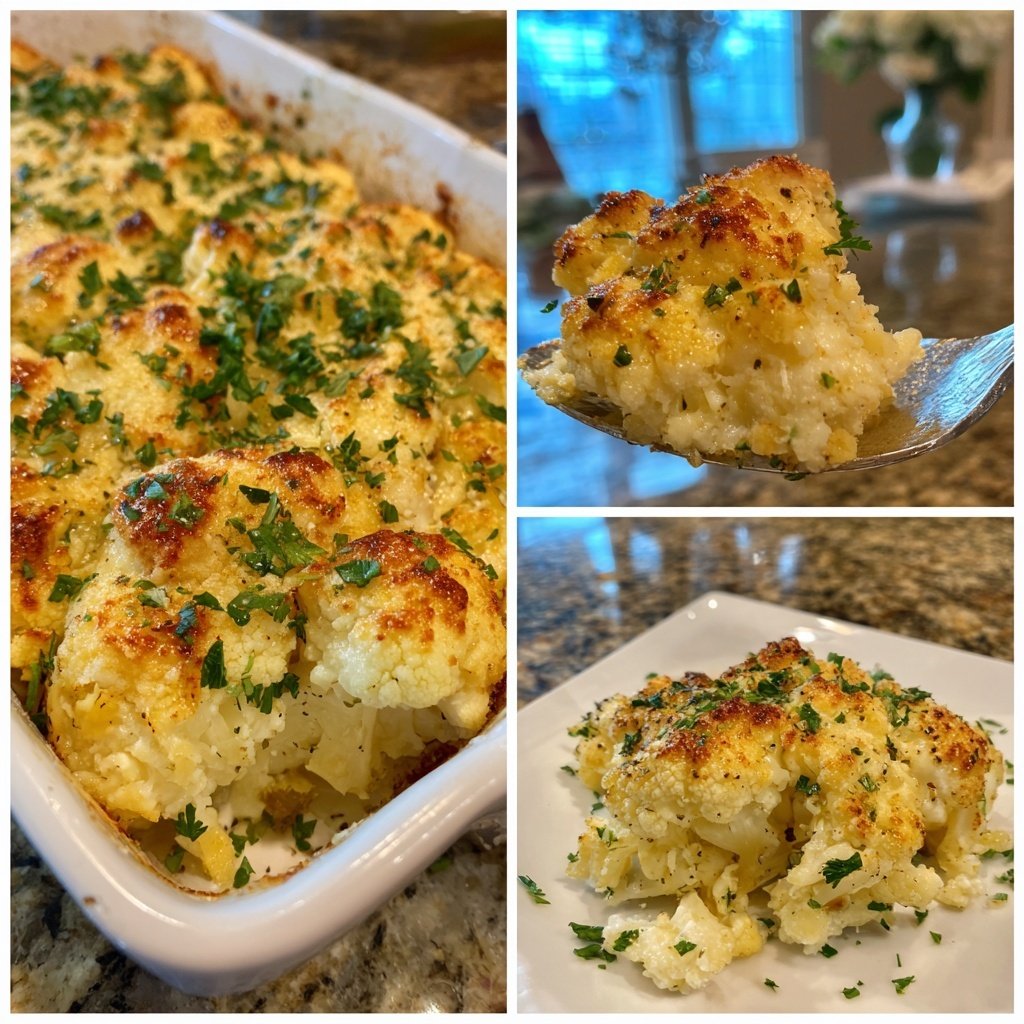 Blumenkohl mit Petersilie