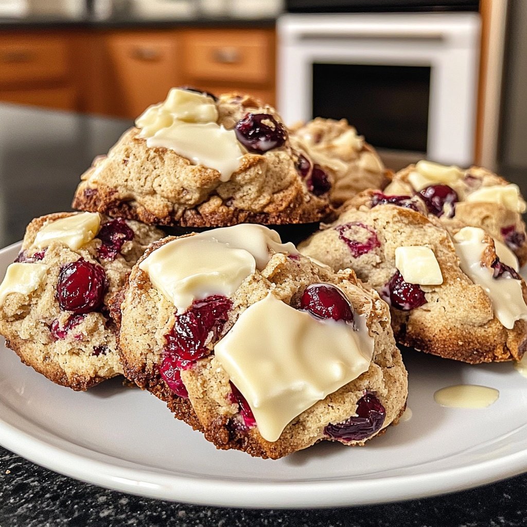 Cranberry-Weiße-Schokolade-Kekse