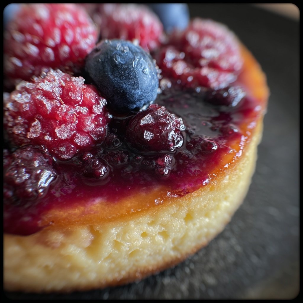Käsekuchen mit Fruchtspiegel