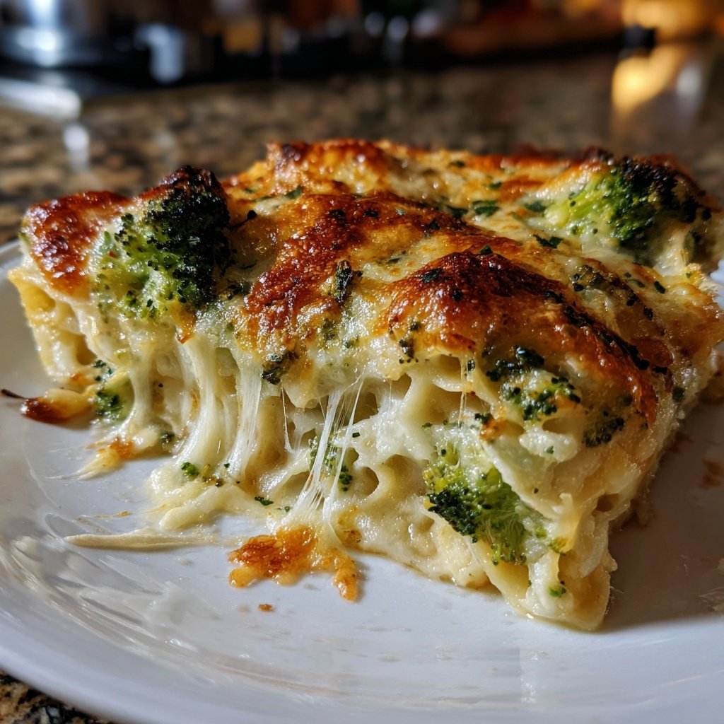 Brokkoli Nudel Auflauf