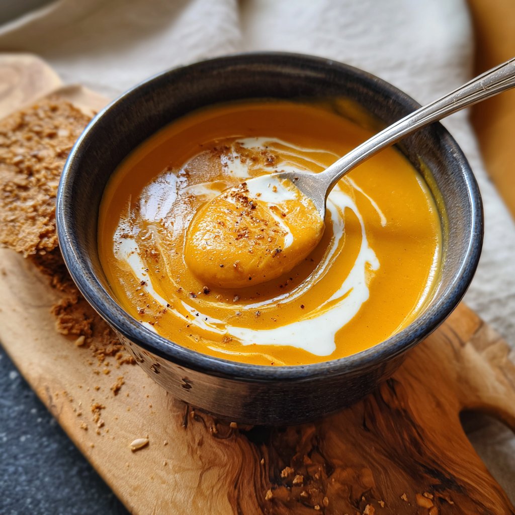 Kürbissuppe püriert fein