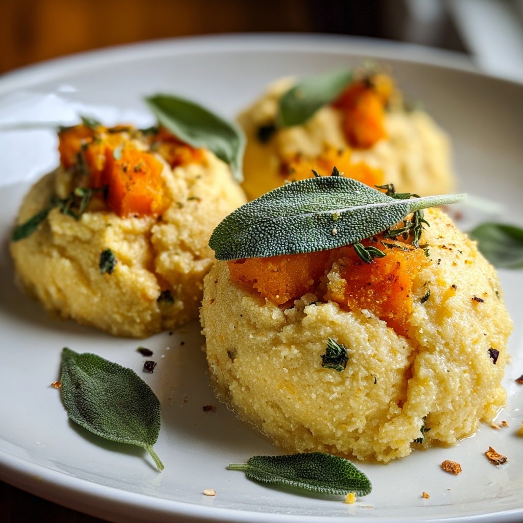 Polenta mit Kürbis und Salbei