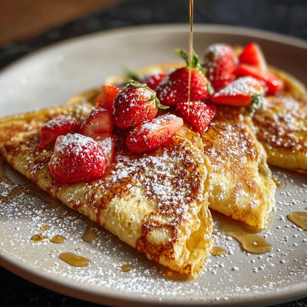 Pfannkuchen mit Joghurtteig